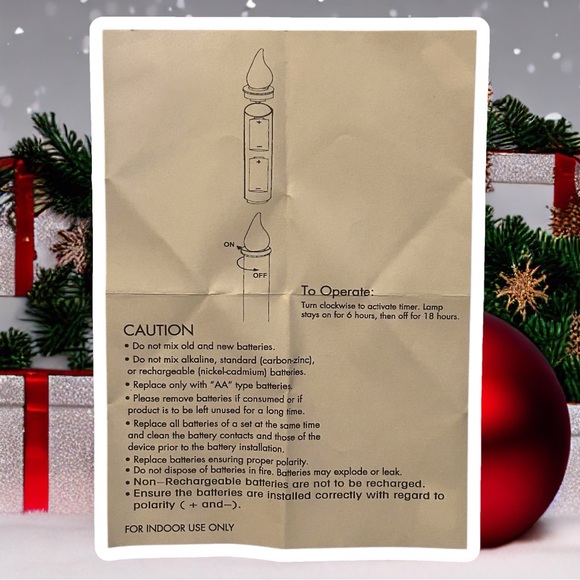 🆕Sparkly Silver LED Candle Set! Candles work w/batteries & have timer function! - Picture 6 of 12